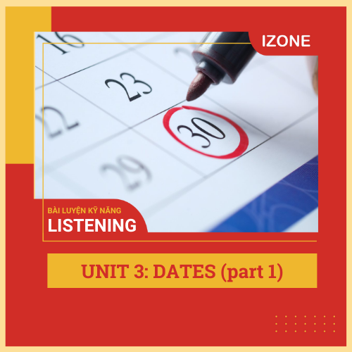 Listen Carefully – Unit 3 – Dates (Part 1)
