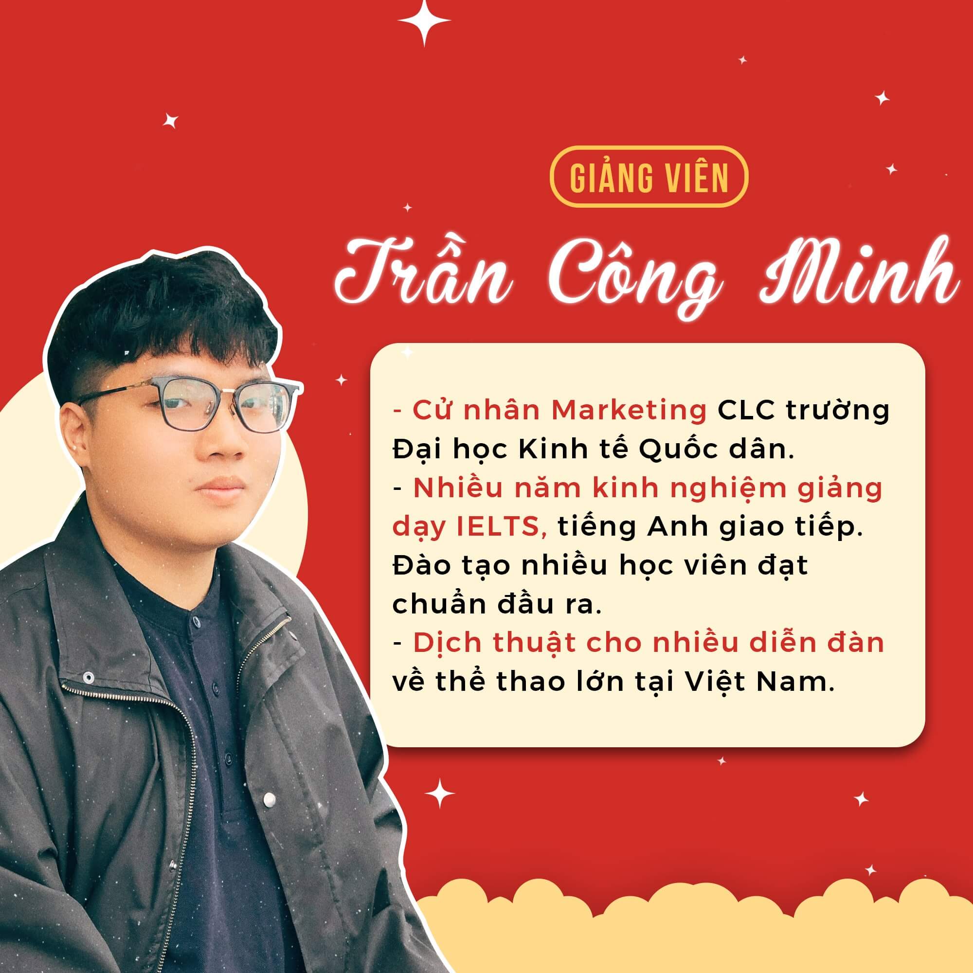 Giảng viên TRẦN CÔNG MINH