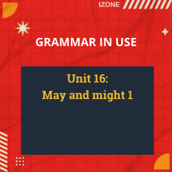 Grammar In Use – Unit 16: May and might 1