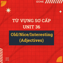 Từ vựng sơ cấp – Unit 36: OLD/NICE/INTERESTING ETC. (ADJECTIVES – TÍNH TỪ)