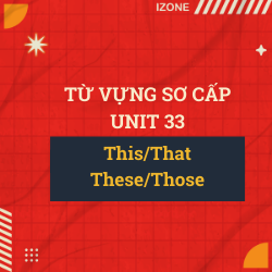 Từ vựng sơ cấp – Unit 33: This/That/These/Those (Đại Từ Chỉ Định)