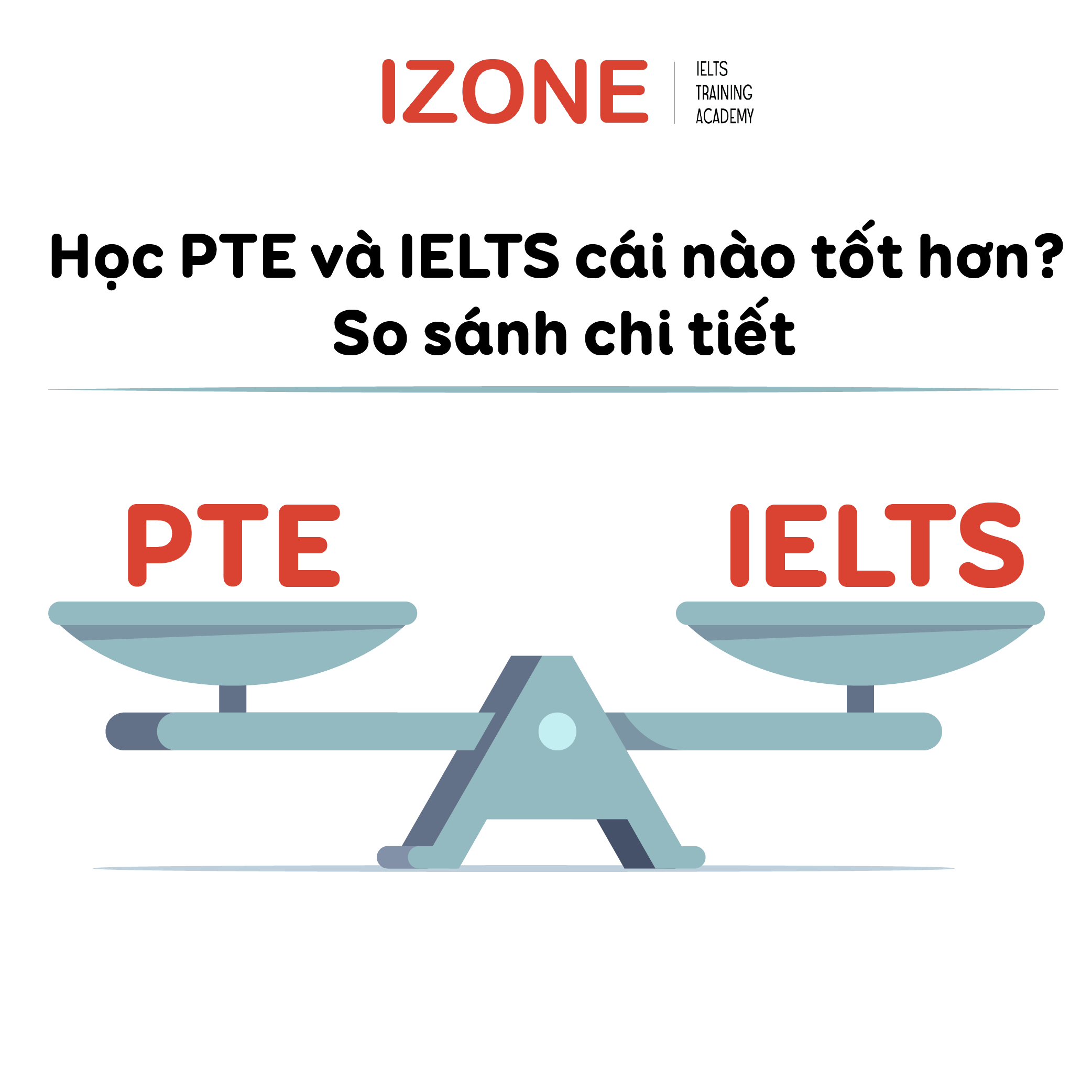 [Mới nhất] Học PTE và IELTS cái nào tốt hơn? So sánh chi tiết