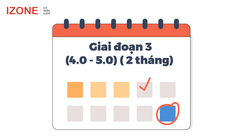 Giai đoạn 3 (4.0 - 5.0) ( 2 tháng)