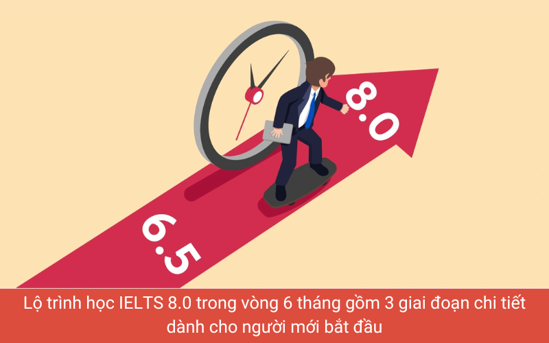 lộ trình ielts 8.0