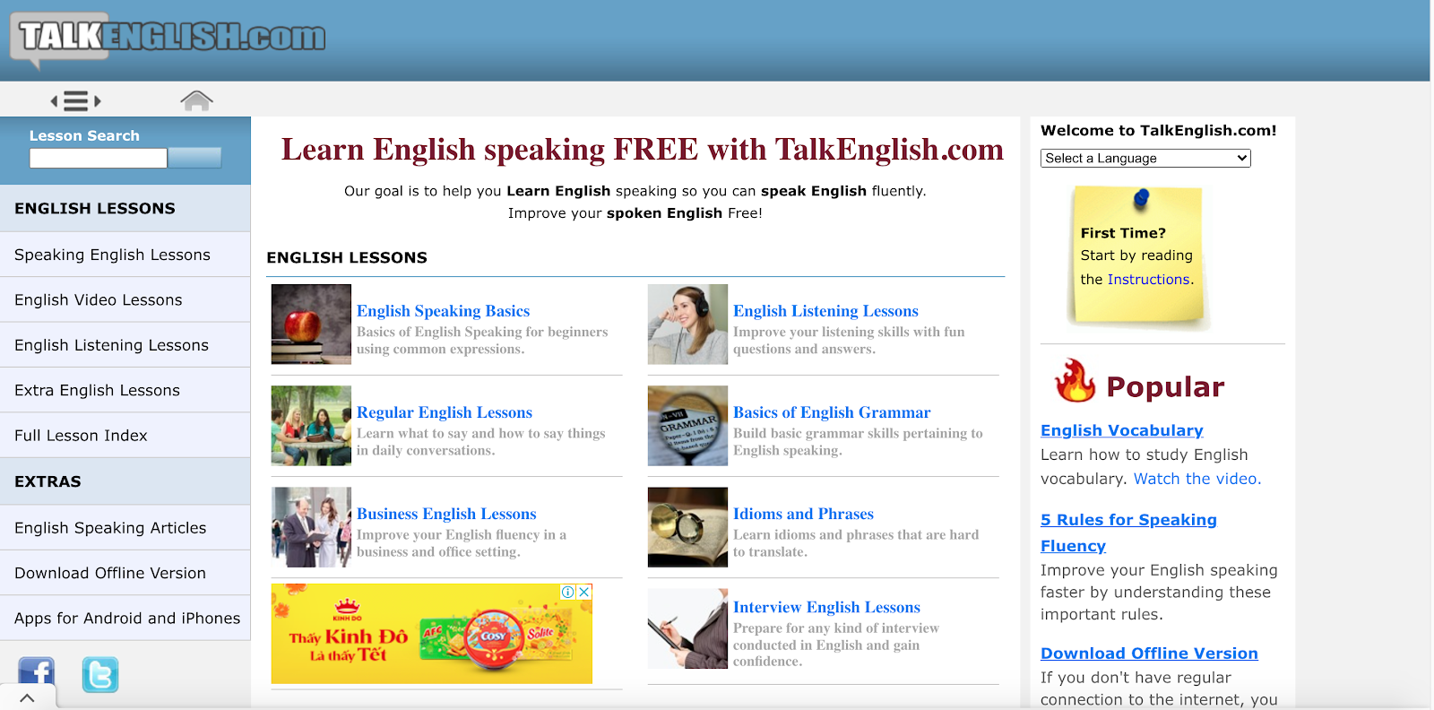 Talk English