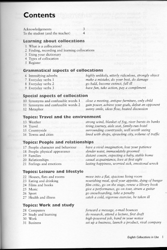 English Collocations in Use Advanced