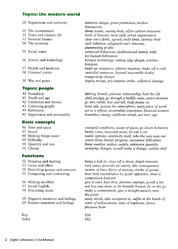 English Collocations in Use Advanced