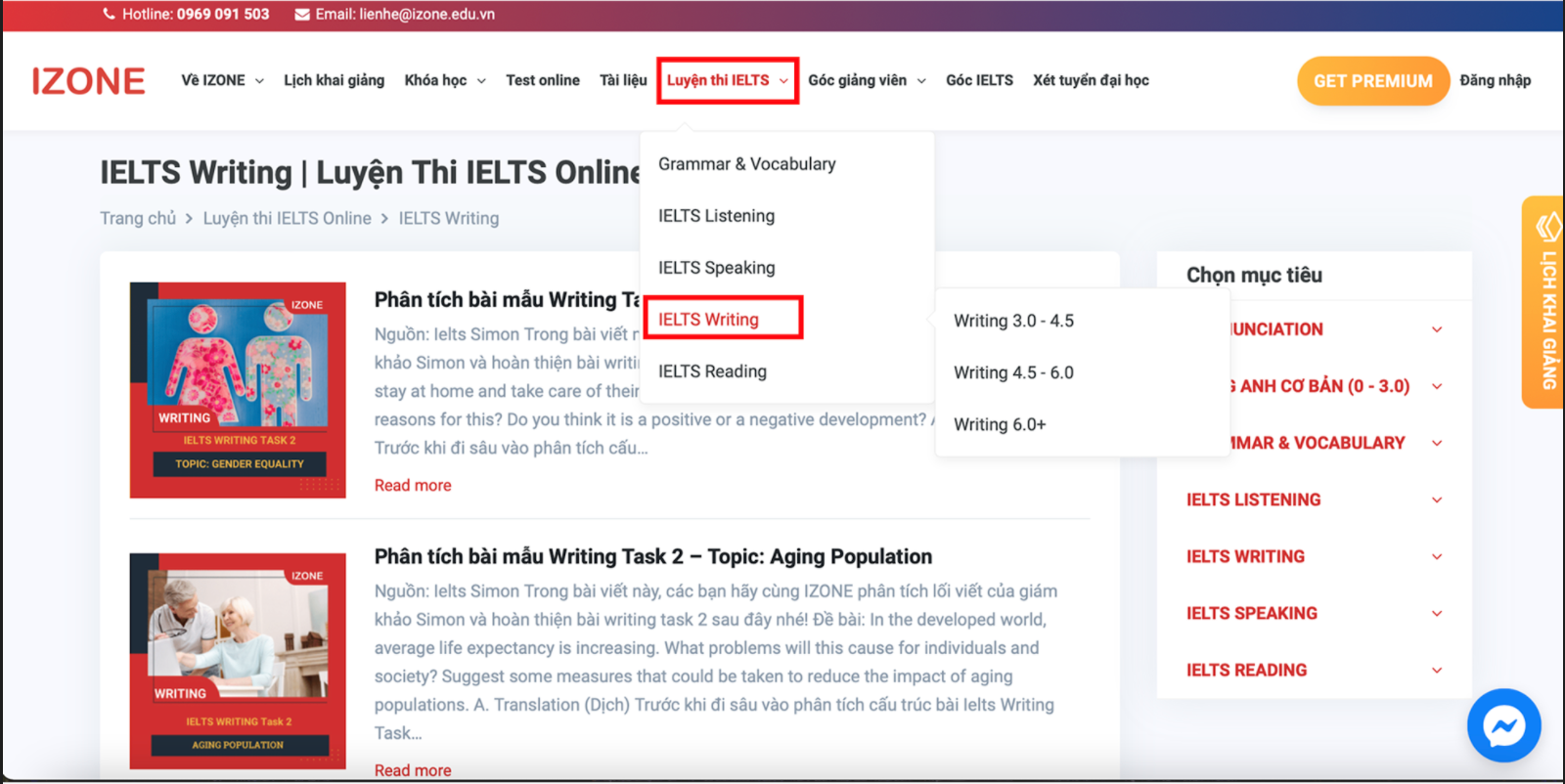 ielts writing online