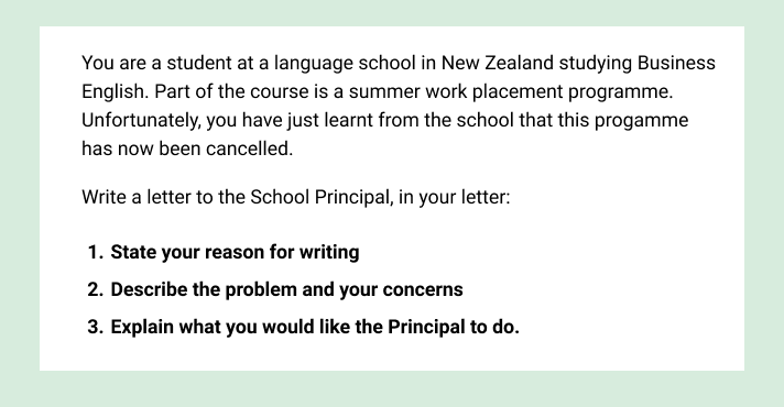 IELTS WRITING GENERAL 