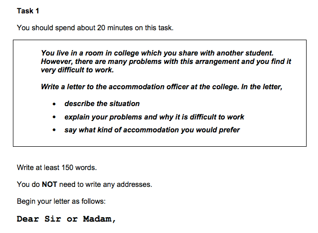  IELTS WRITING GENERAL