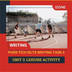 Phân tích Writing Task 2 – Unit 3 – Leisure Activity