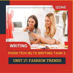 Phân tích Writing Task 2 – Unit 17 – Fashion trends