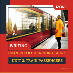 Phân tích Writing Task 1 – Unit 3 – Train Passengers