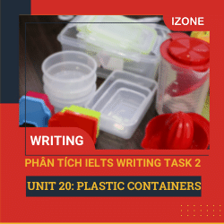 Phân tích Writing Task 2 – Unit 20 – Plastic containers