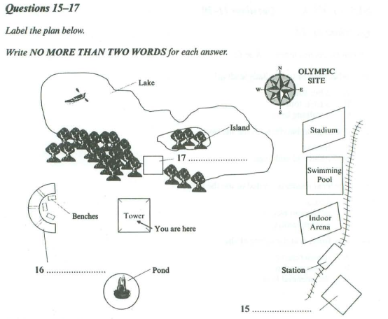 Dạng Map Labelling điền từ