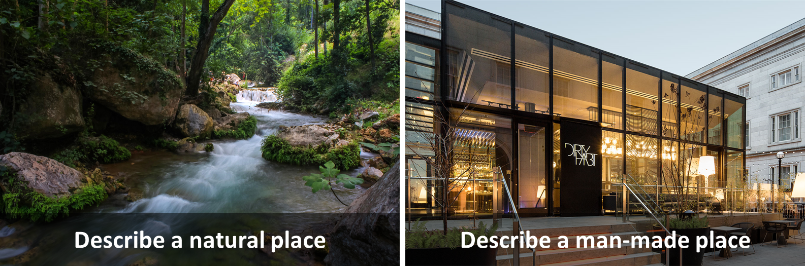 ielts describe a place