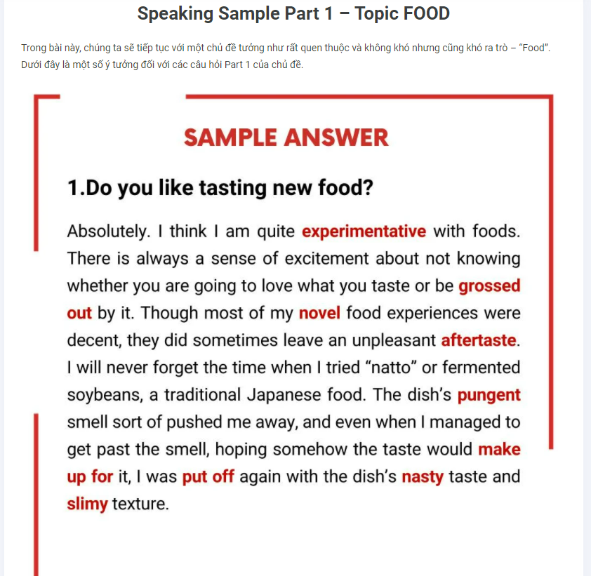 IELTS Speaking Band 9.0 Sample