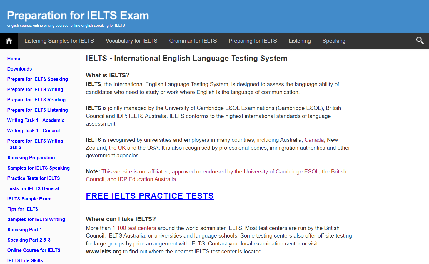 Thi thử IELTS