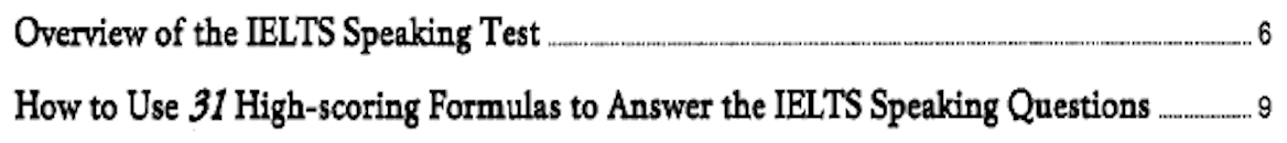 31 formulas ielts speaking