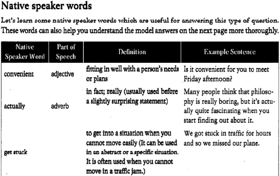 31 formulas ielts speaking
