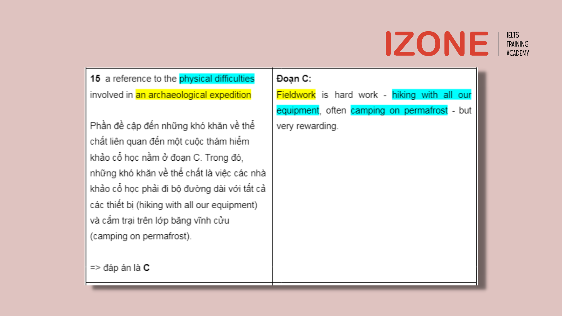 Các dạng bài Reading IELTS