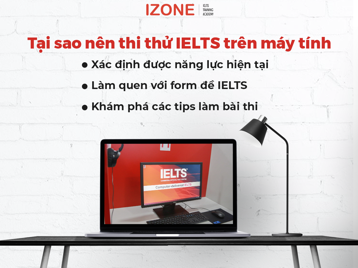Thi thử IELTS trên máy tính