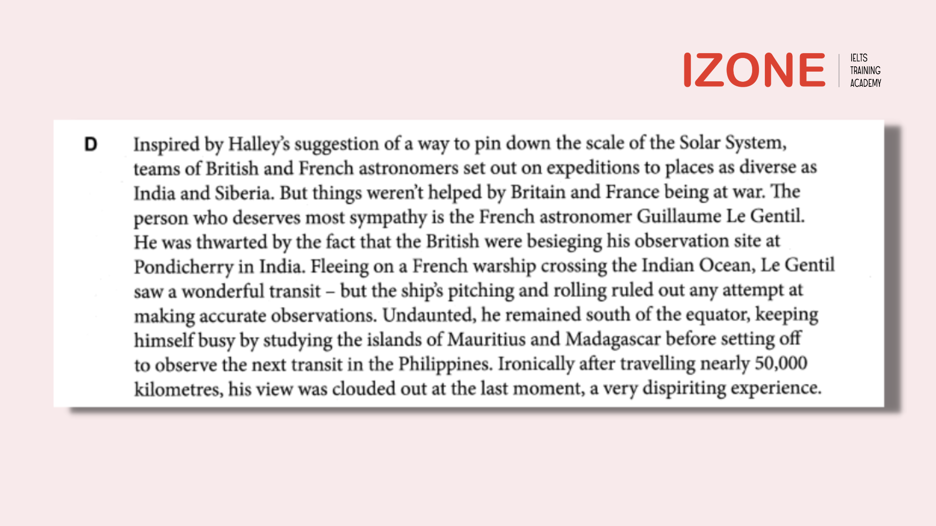 matching features ielts reading