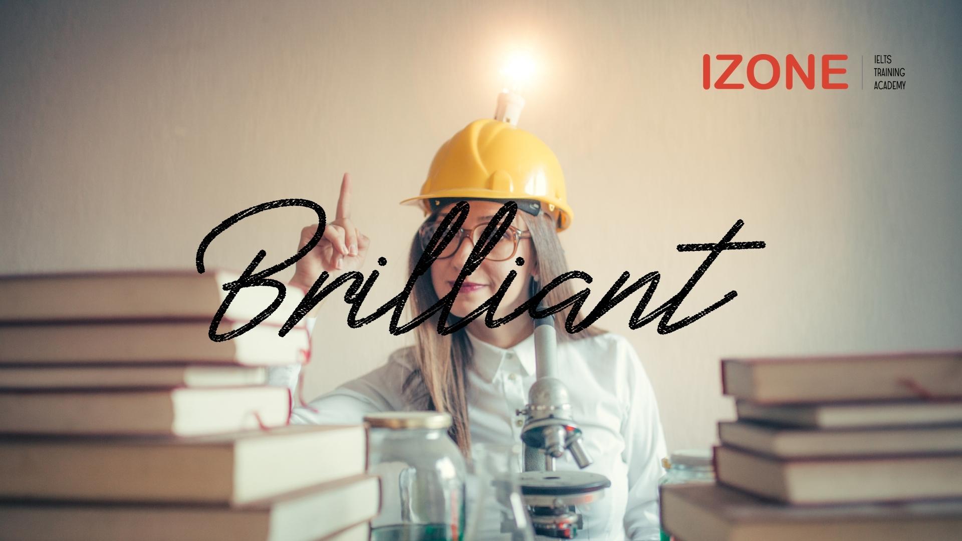brilliant đi với giới từ gì