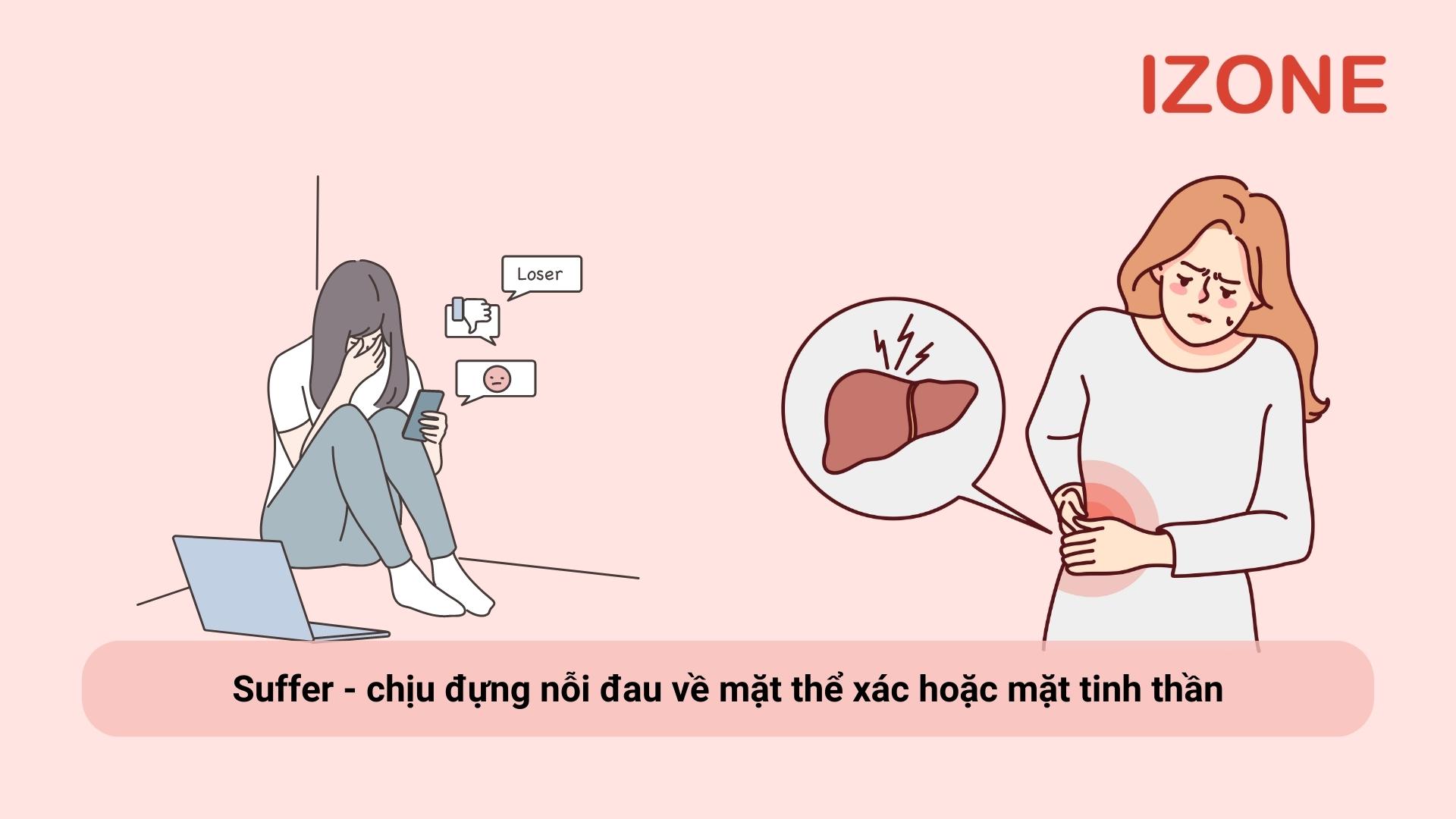 suffer đi với giới từ gì