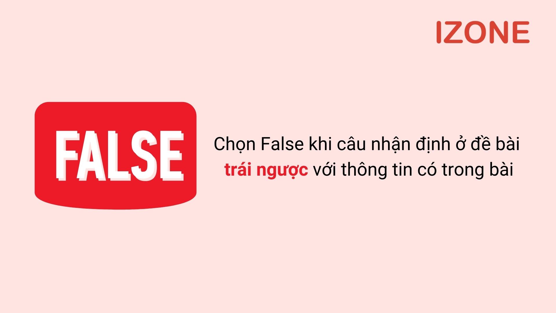 Phân biệt false và not given