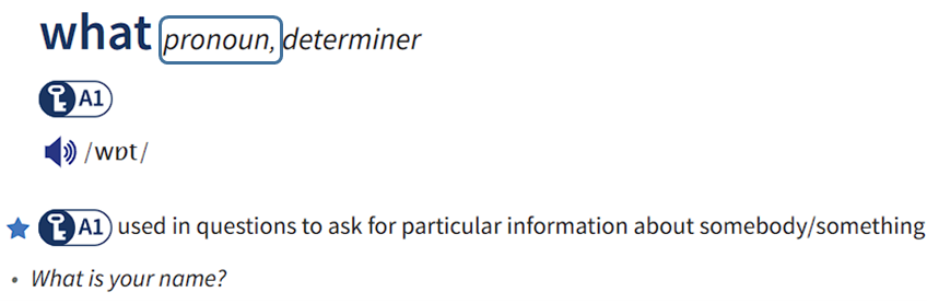 what-pronoun