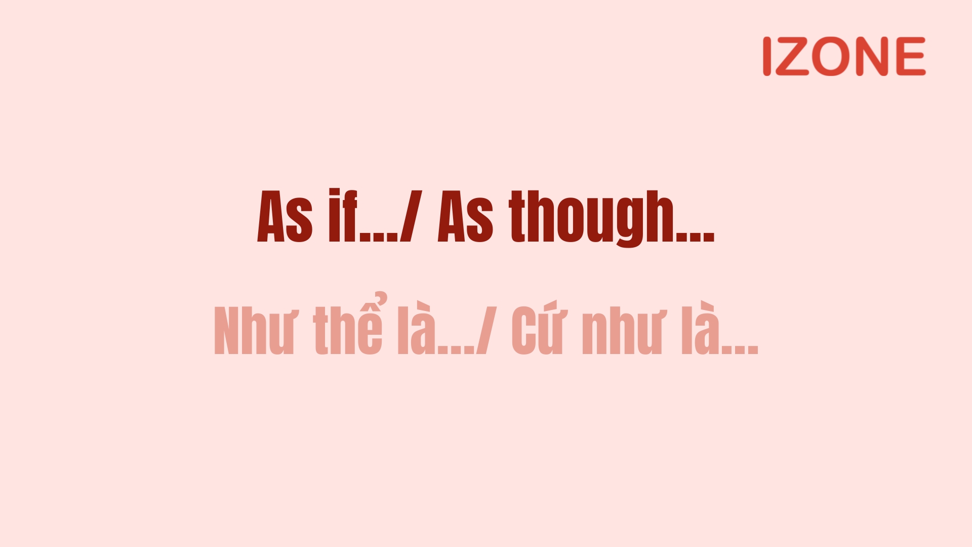 as if và as though