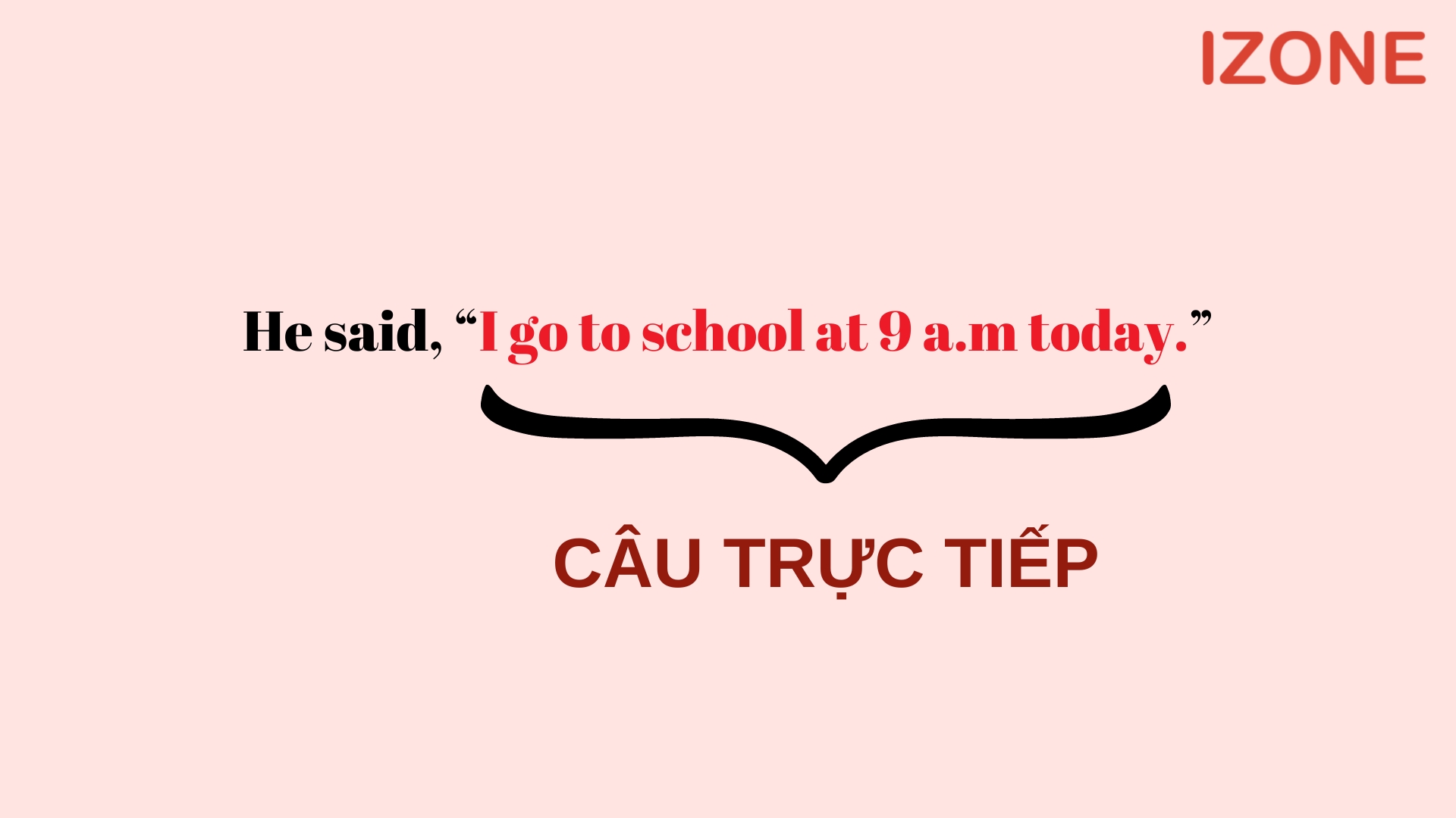 Câu trực tiếp