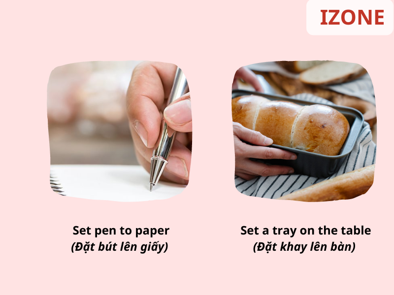 phrasal verb set