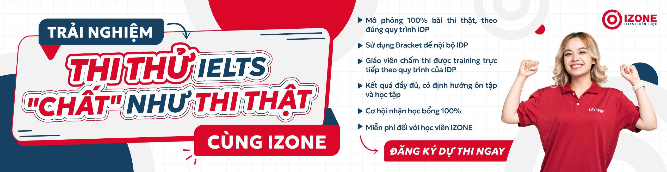 Chương trình ưu đãi IZONE - IELTS Chiến lược