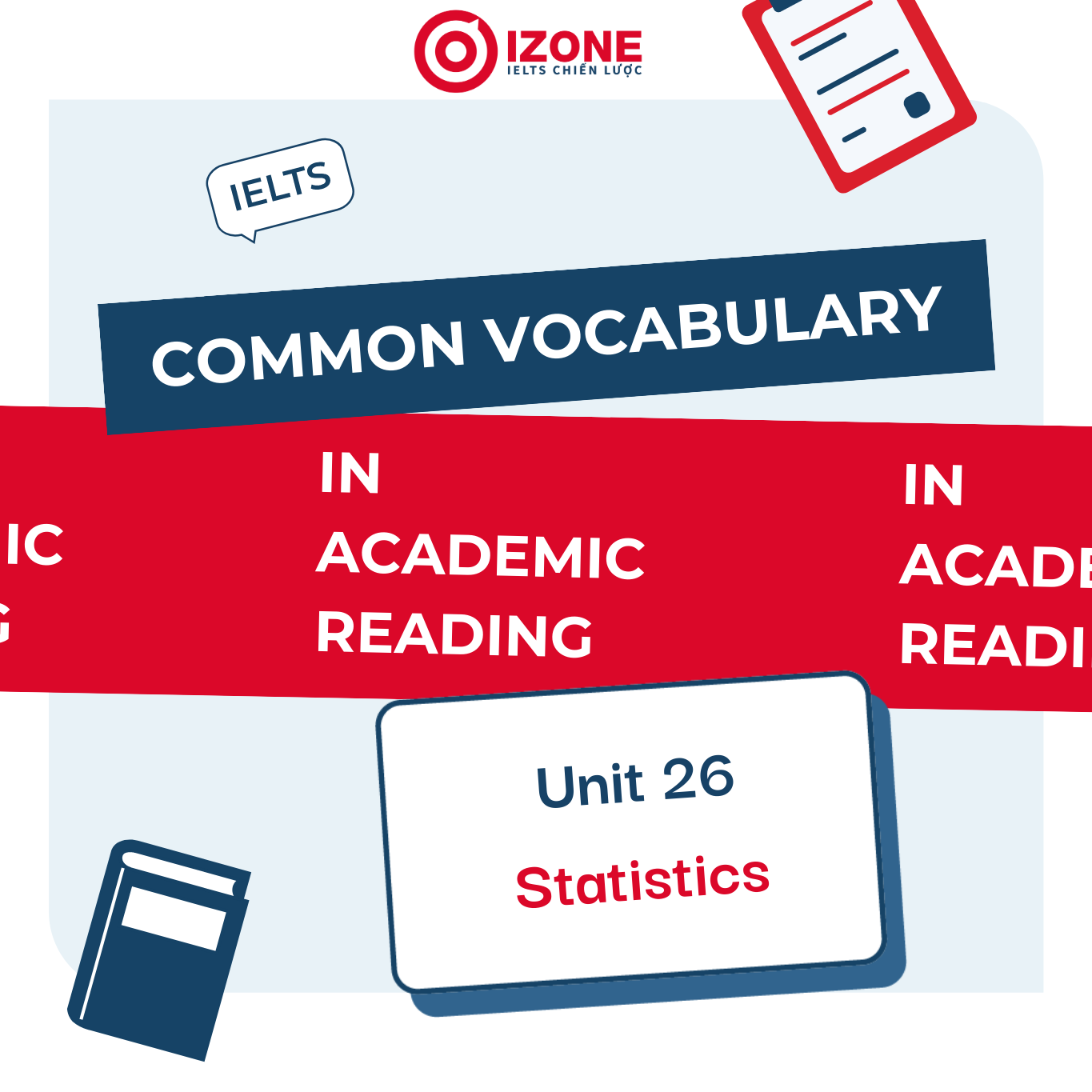 Common vocabulary in Academic Reading – Unit 26 – Statistics