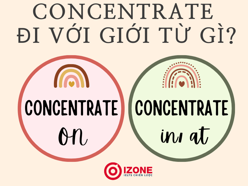 concentrate đi với giới từ gì