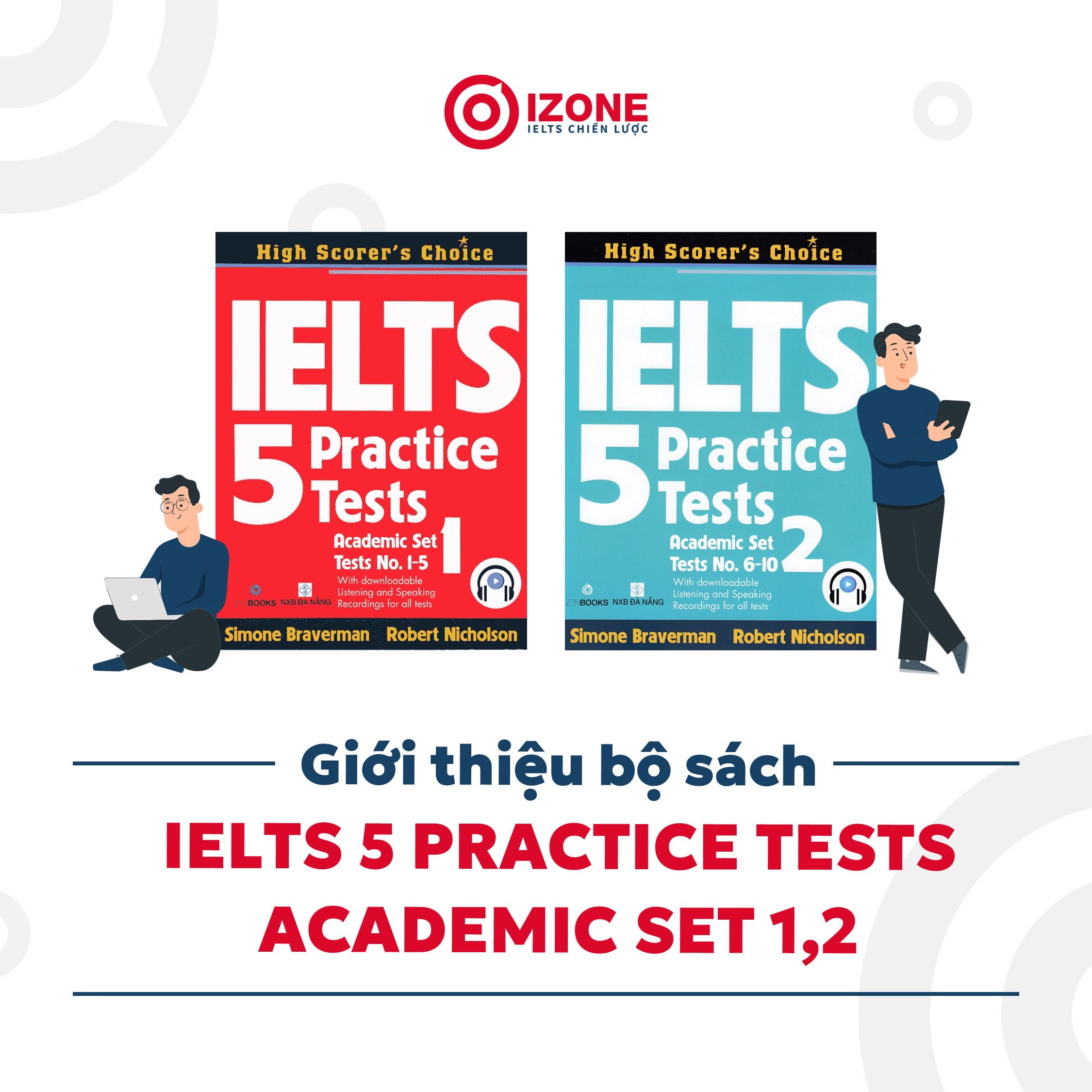 Giới Thiệu Về Bộ Sách IELTS 5 Practice Tests Academic Set 1,2