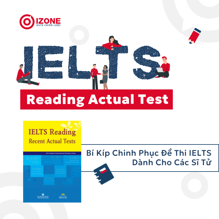 Sách IELTS Reading Actual Test – Bí kíp chinh phục đề thi IELTS dành cho các sĩ tử