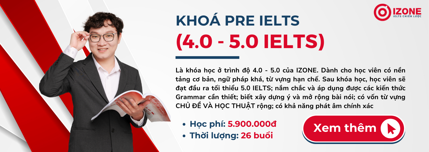 Khoá Pre IELTS