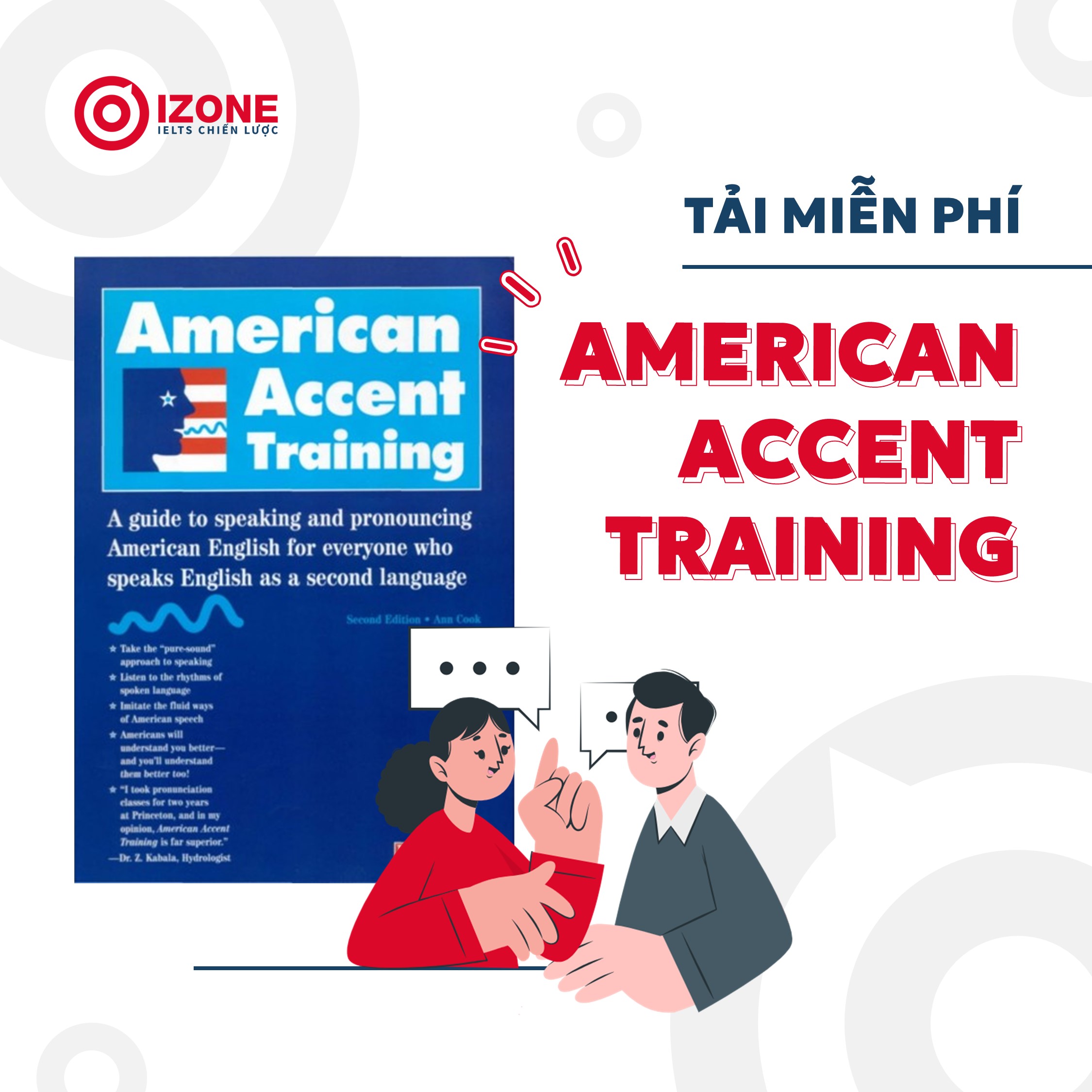 [Tải miễn phí] American accent training Pdf + Audio (bản đẹp)