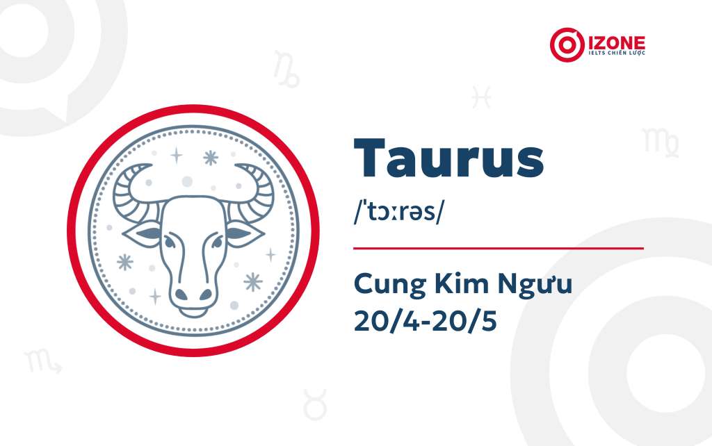 cung kim ngưu trong 12 cung hoàng đạo 