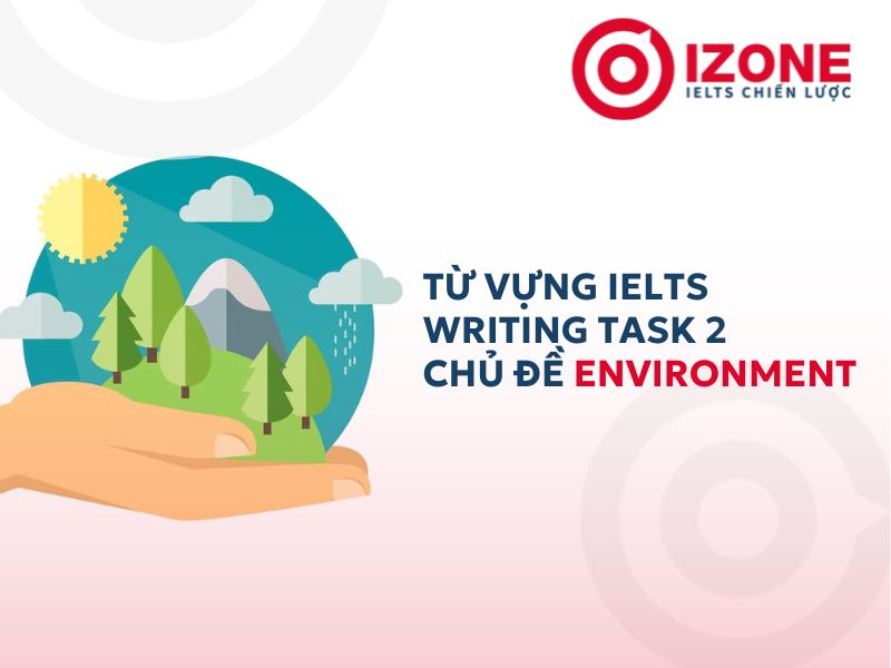 ielts writing task 2 vocabulary chủ đề environment