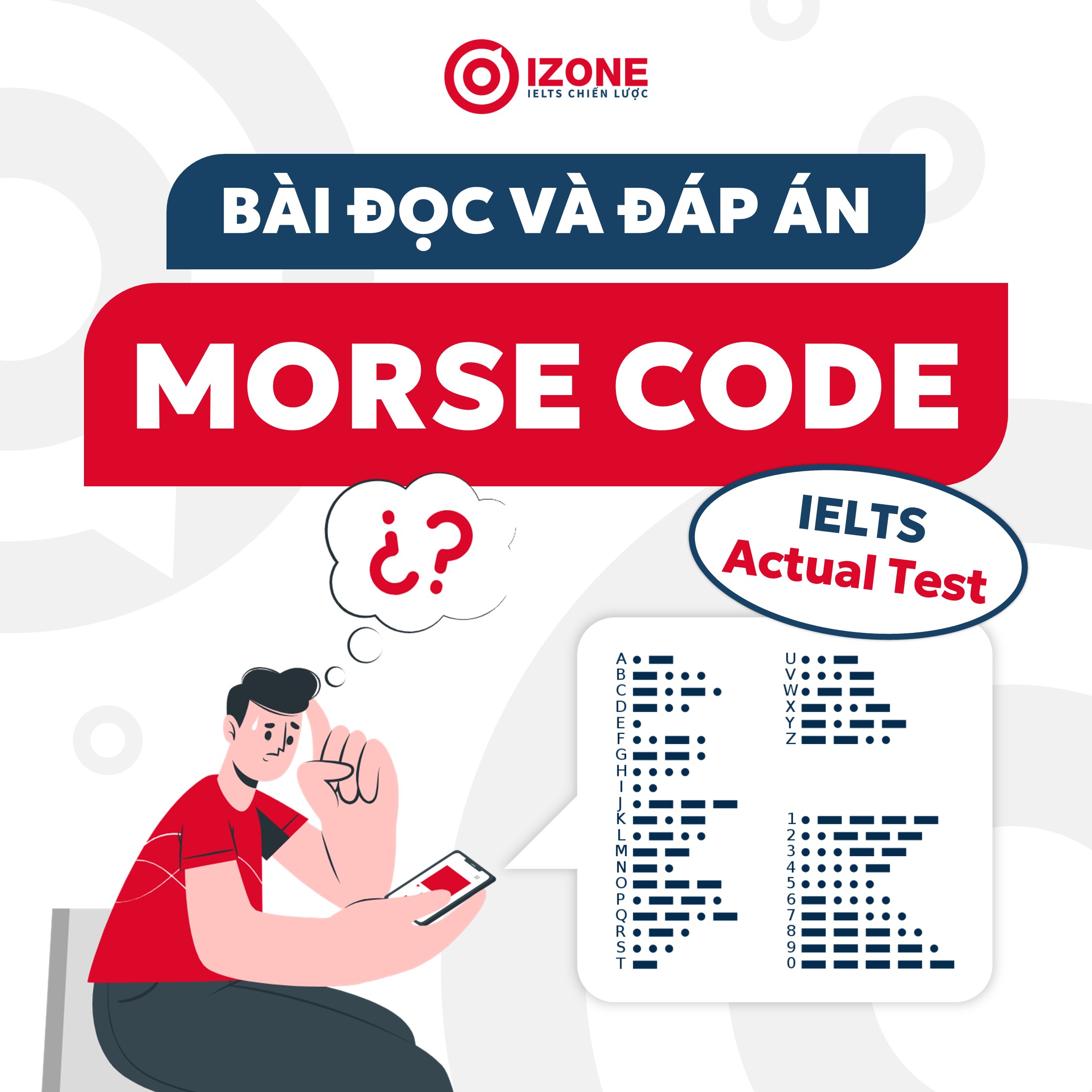 Bài đọc và đáp án Morse code IELTS Actual Test