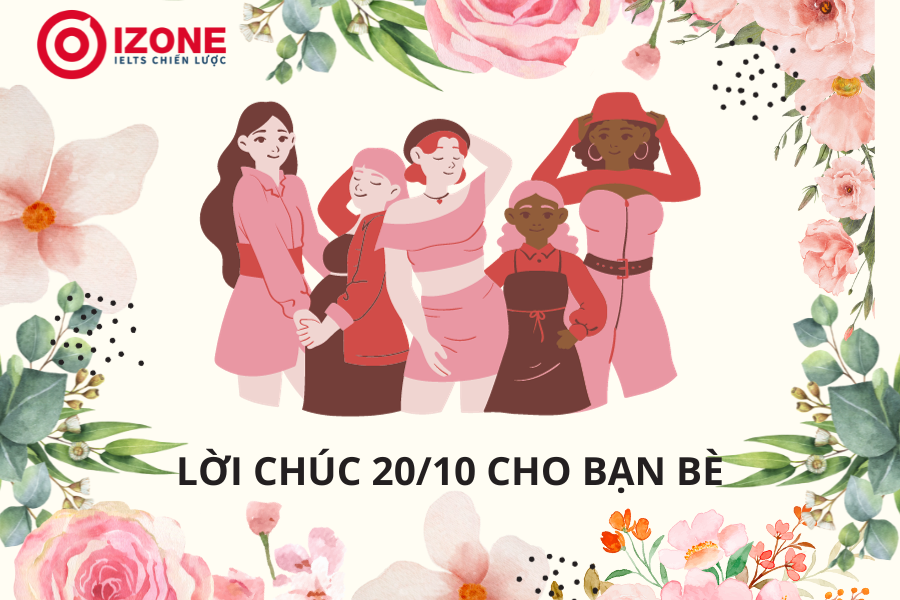 Lời chúc ngày phụ nữ Việt Nam 20/10 cho bạn bè