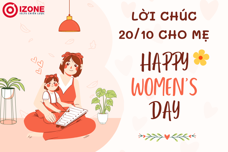 Lời chúc ngày phụ nữ Việt Nam 20/10 cho mẹ
