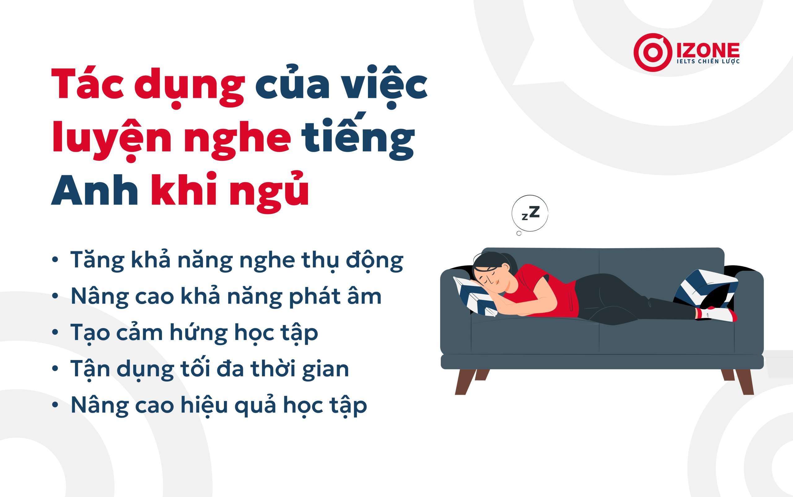nghe tiếng Anh khi ngủ