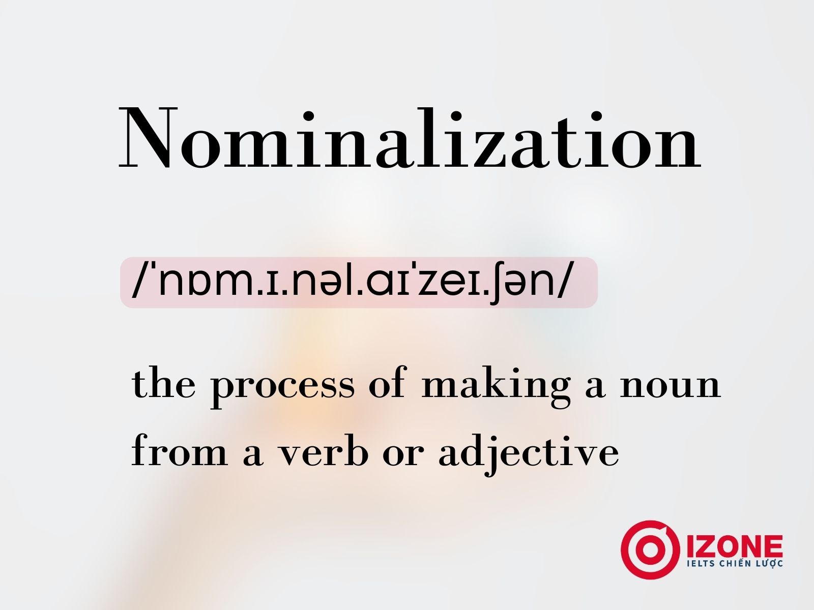 Nominalization