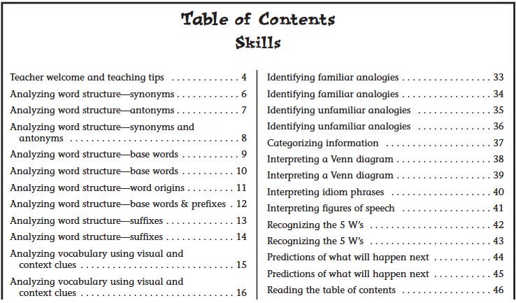 reading comprehension pdf