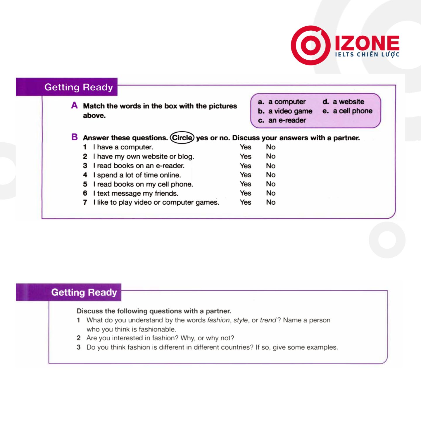 đáp án active skills for reading book 4 getting ready
